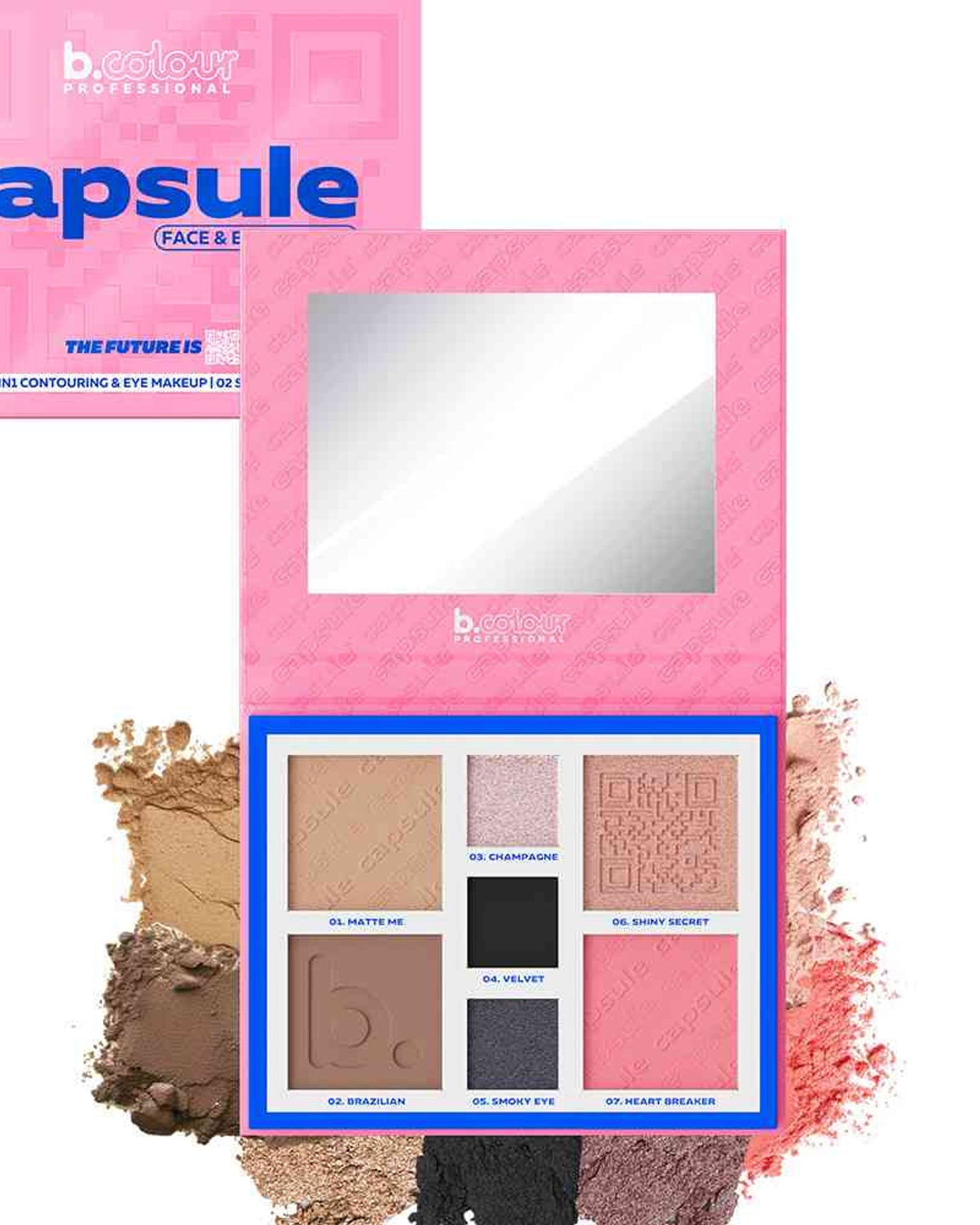 B.COLOUR PROFESSIONAL Super Power 7-in-1 Face Palette