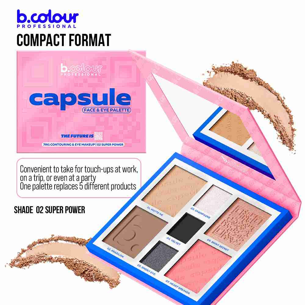 B.COLOUR PROFESSIONAL Super Power 7-in-1 Face Palette