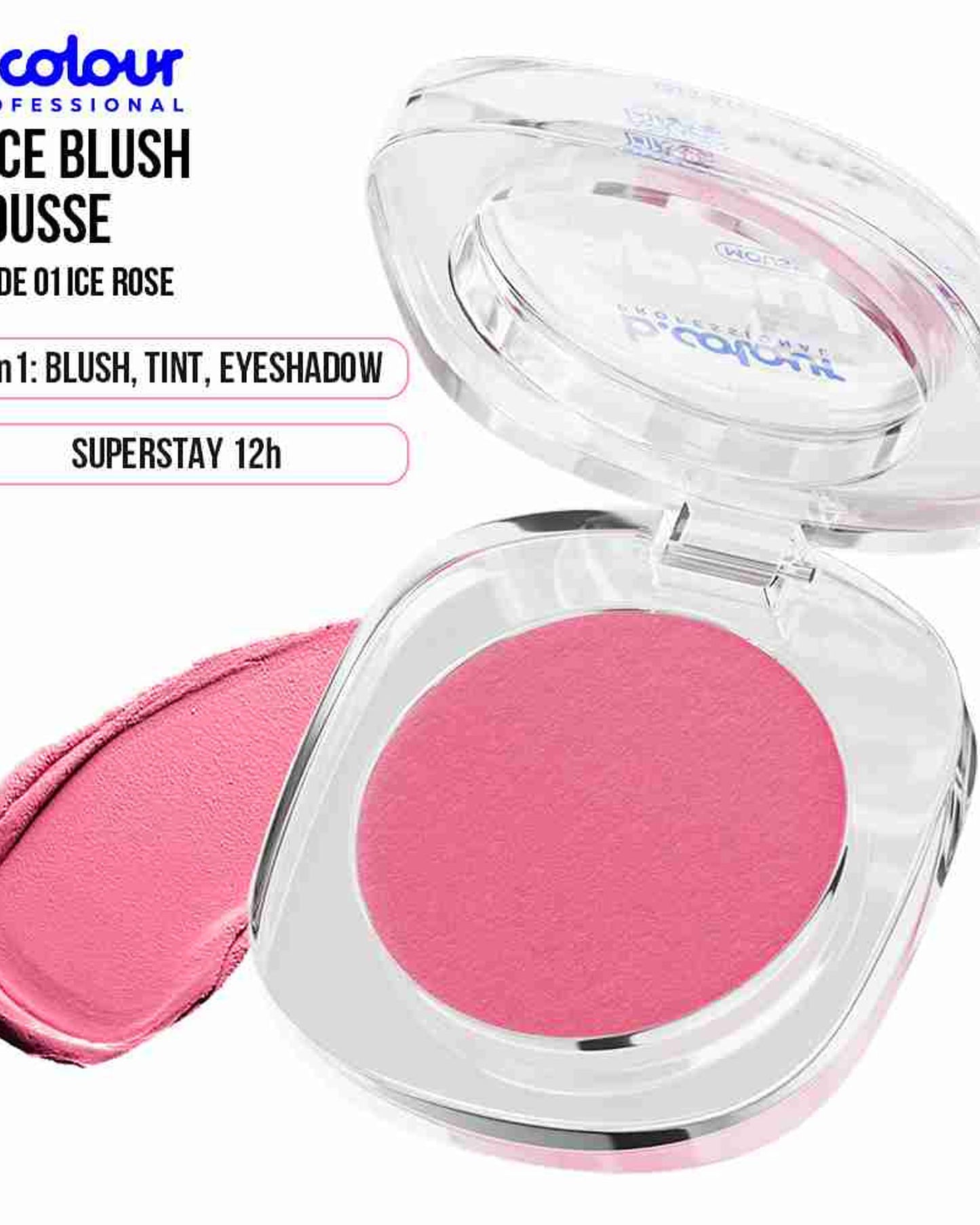 B.COLOUR PROFESSIONAL Cream Blush 01 Ice Rose