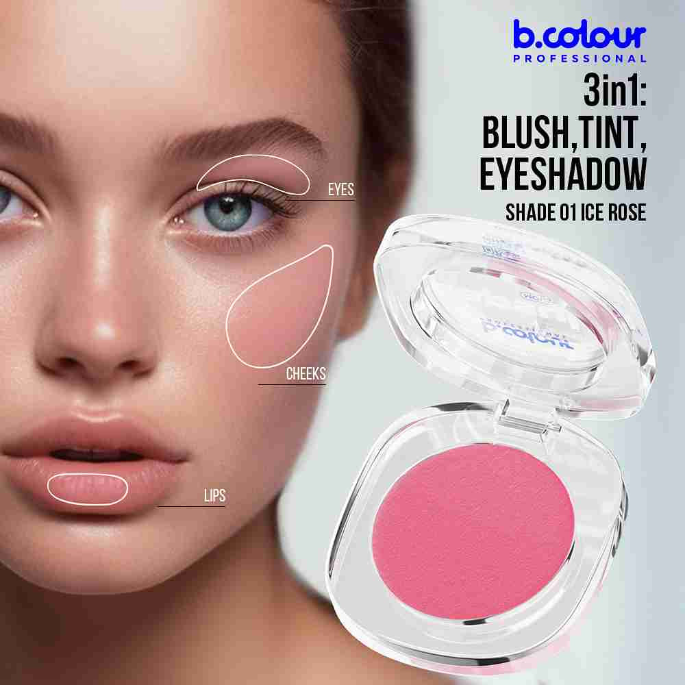 B.COLOUR PROFESSIONAL Cream Blush 01 Ice Rose