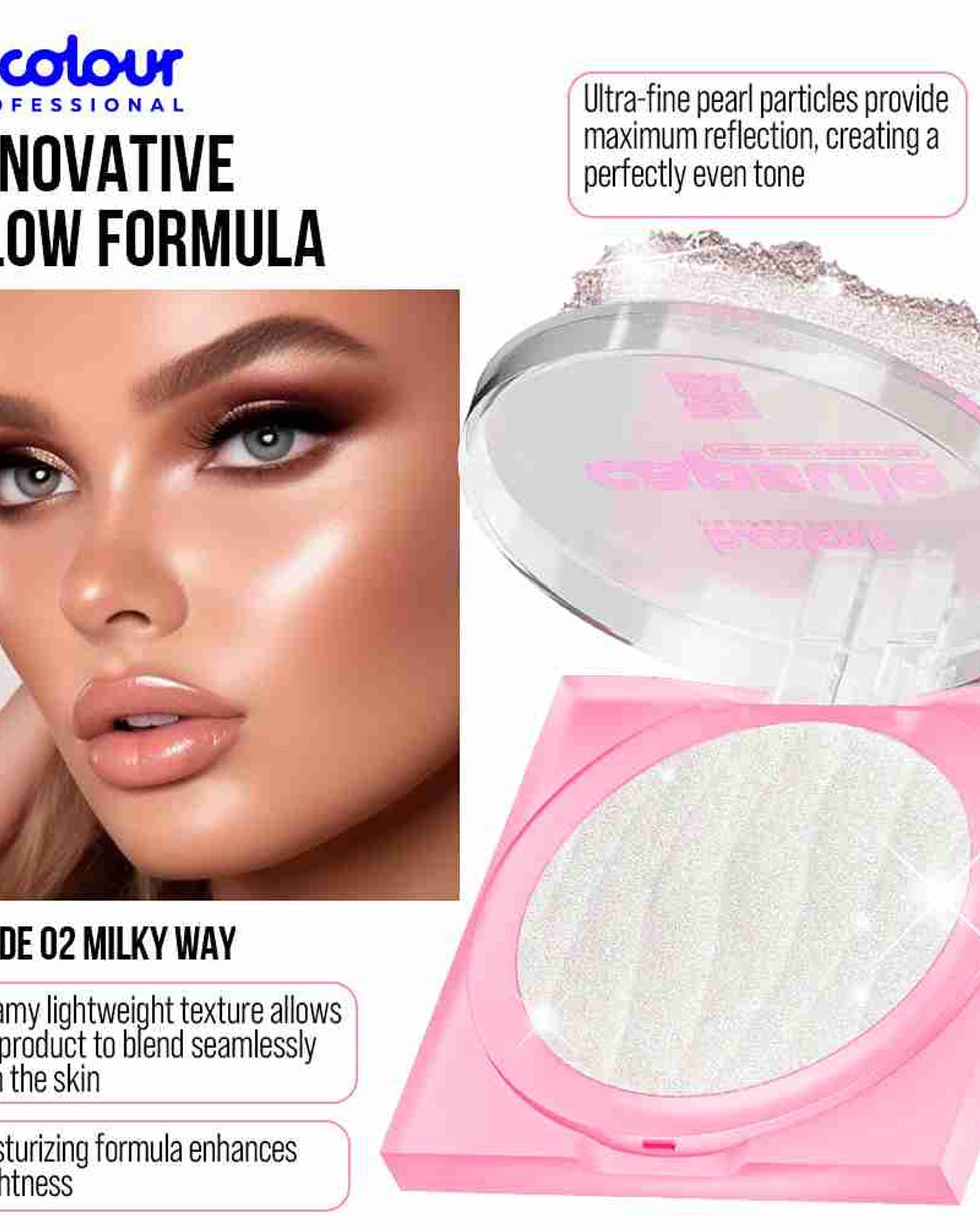 B.COLOUR PROFESSIONAL Highlighter 02 Milky Way