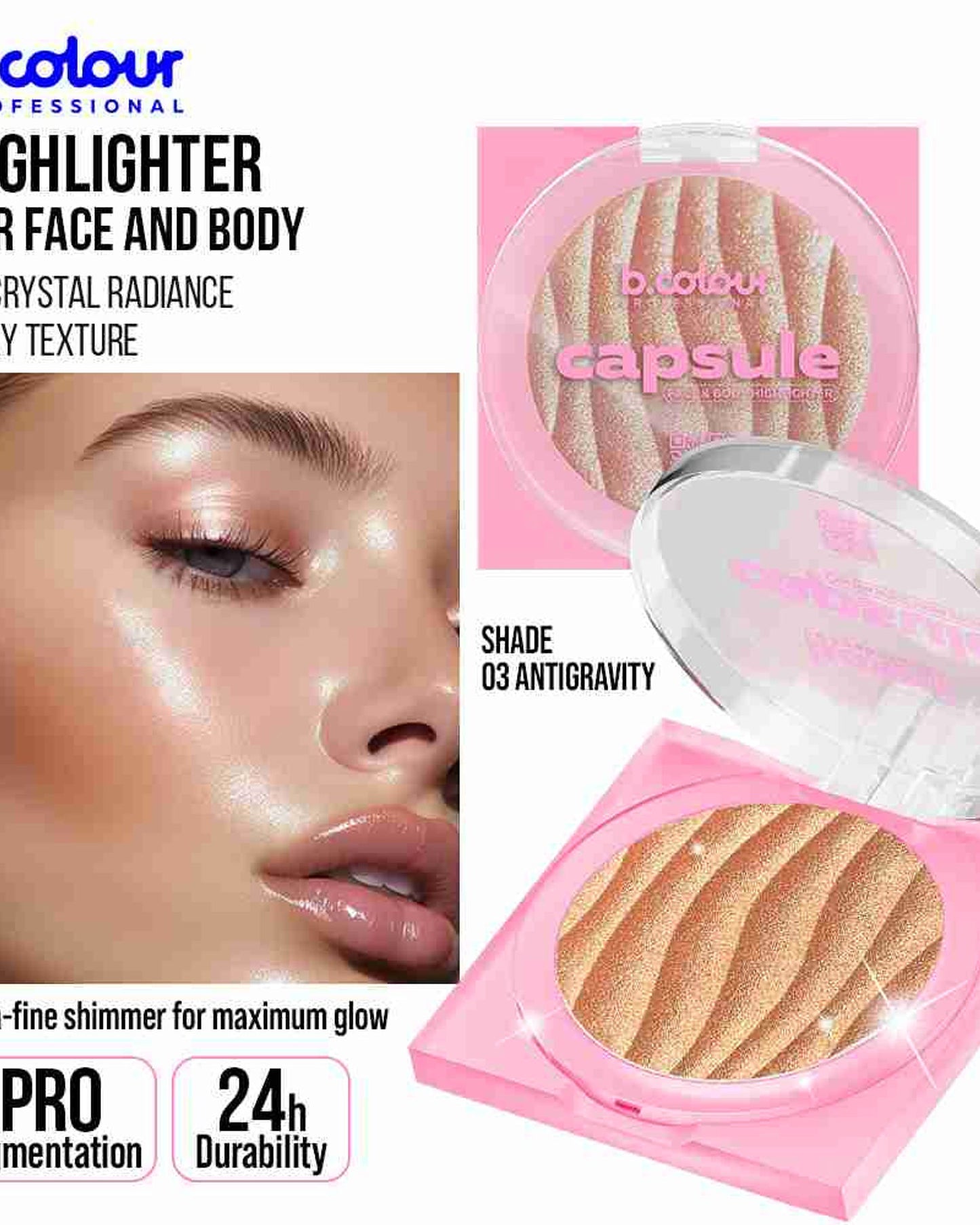 B.COLOUR PROFESSIONAL Highlighter 03 Antigravity