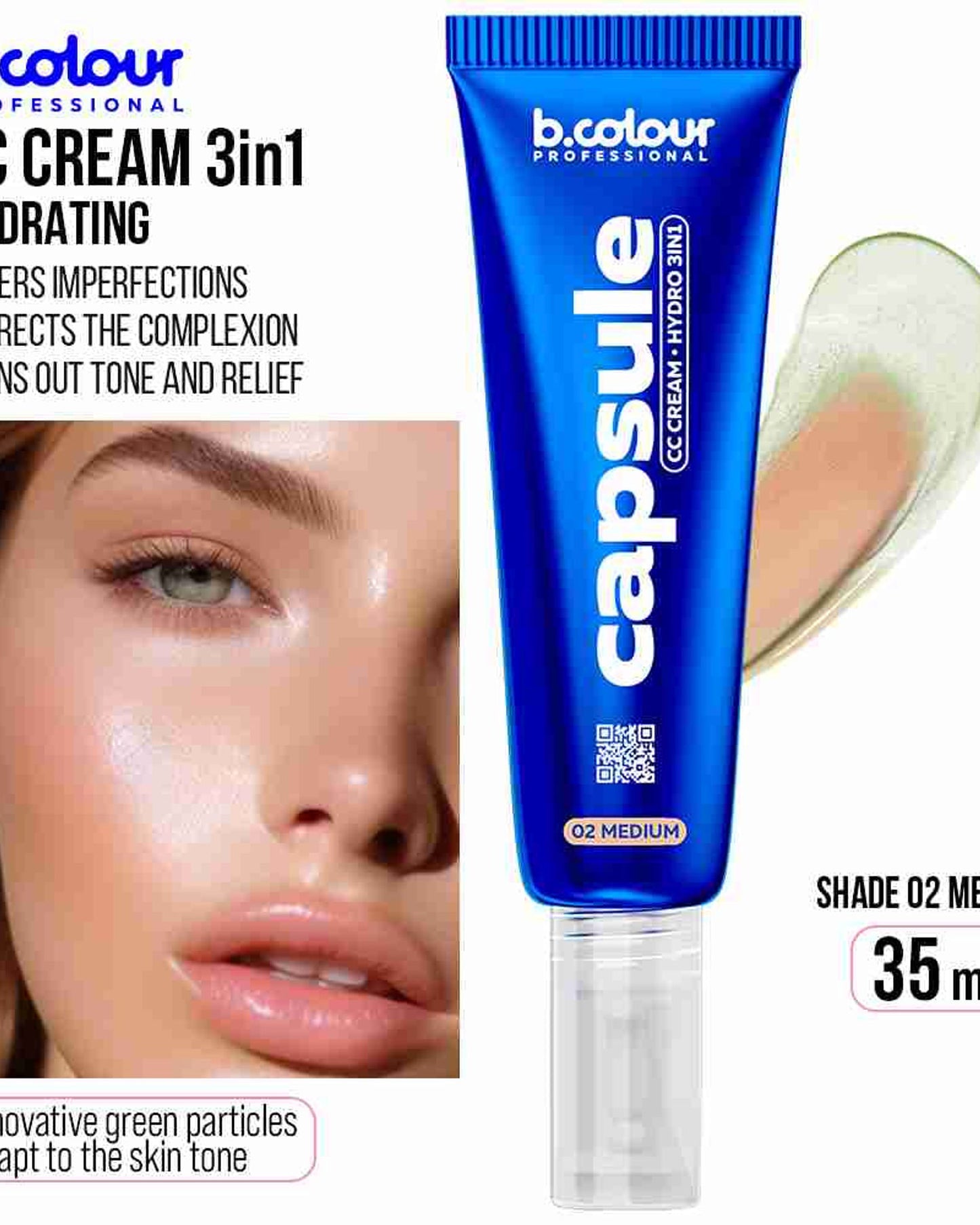 B.COLOUR PROFESSIONAL CC Cream 02 Medium 35ml