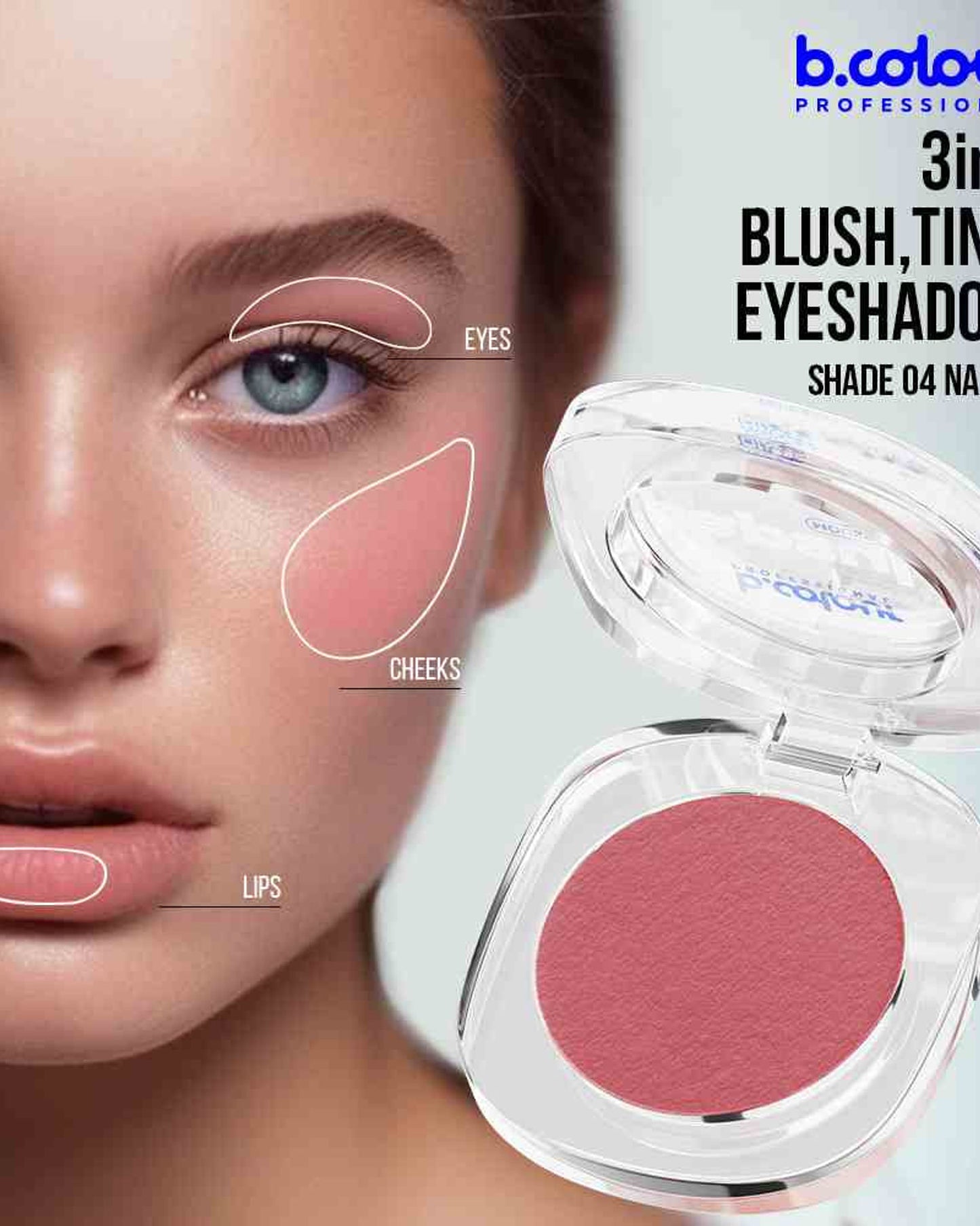 B.COLOUR PROFESSIONAL Cream Blush 04 Naked