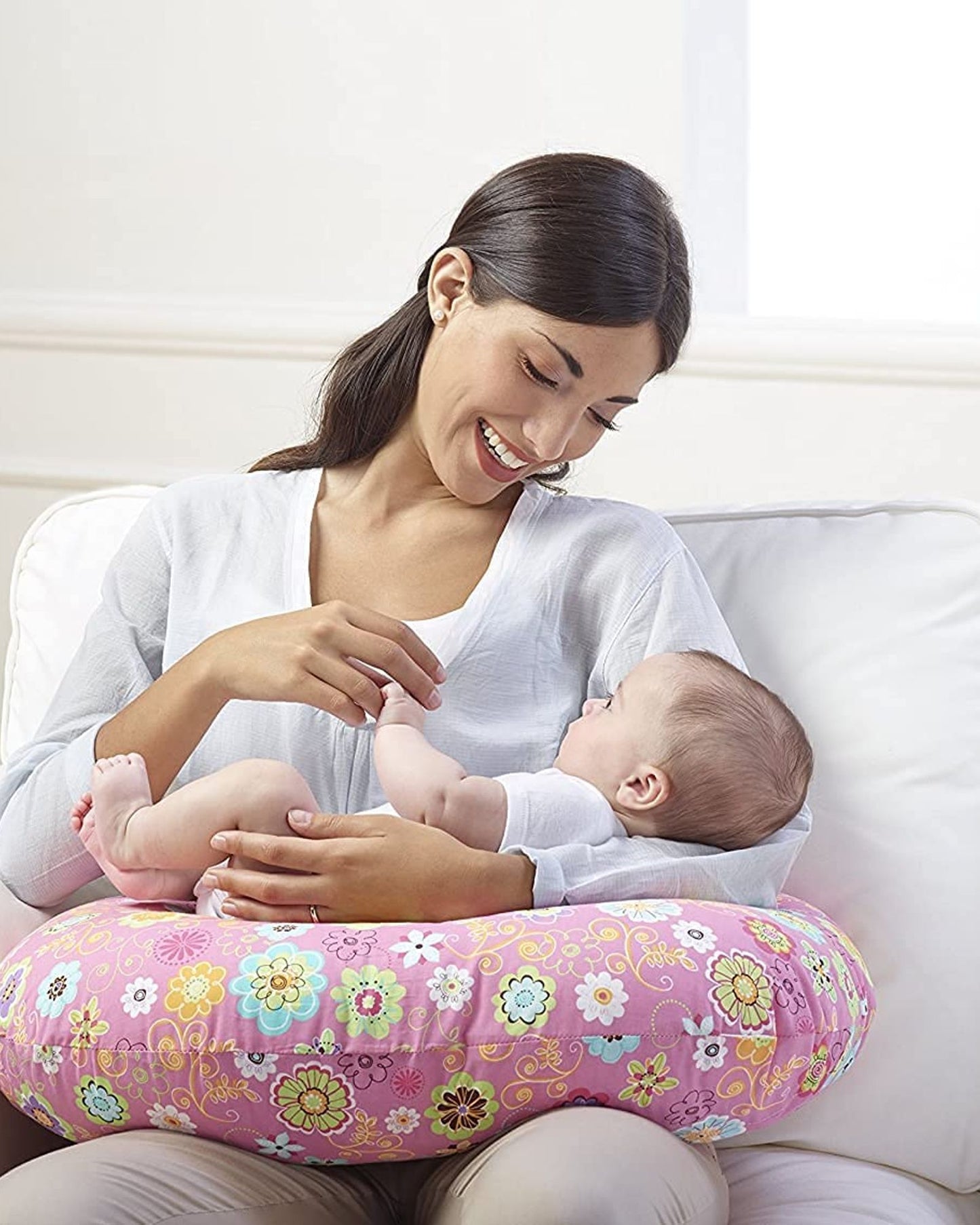 BOPPY PILLOW/COTTON SLIPCOVER WILD FLOWERS