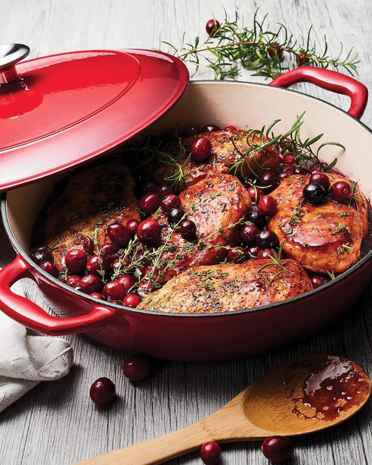 Tramontina Series 1000 Braiser 4Qt Red