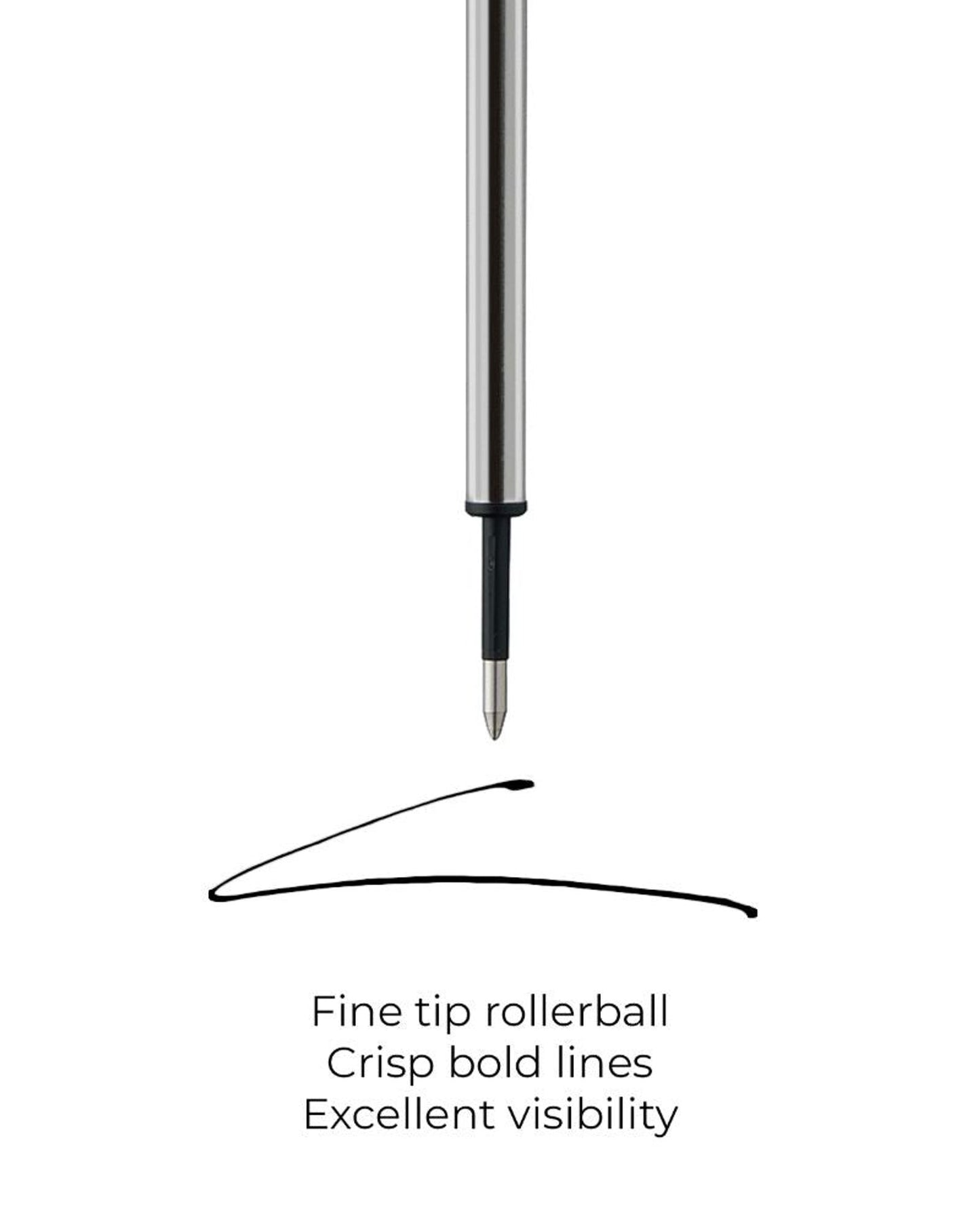 Cross Fine Gel Rollerball Refill - Black - Single Pack (0.5MM) 8015