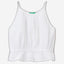 Top with broderie anglaise embroidery
