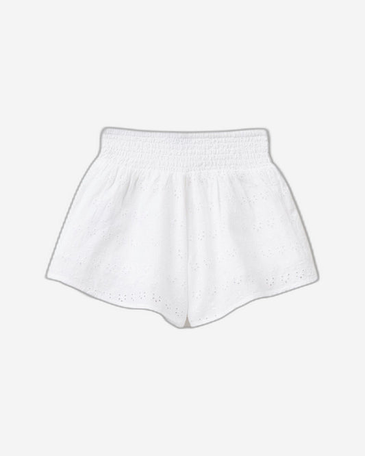 Butterfly shorts with broderie anglaise embroidery