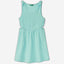 Ribbed dress with shoulder straps