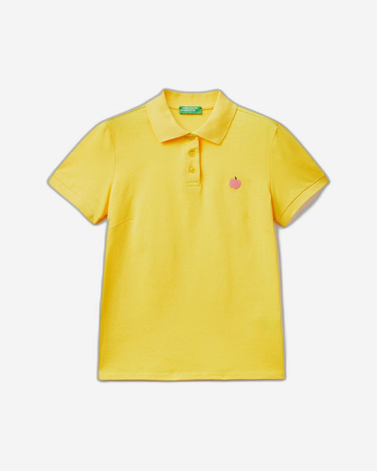 Polo with fruit embroidery