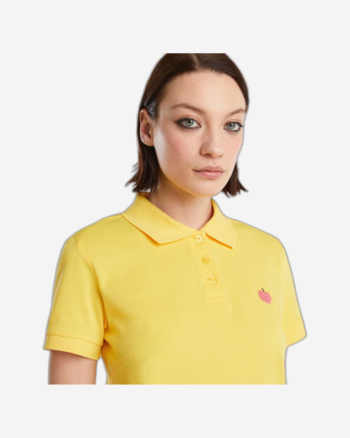 Polo with fruit embroidery