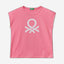 T-shirt with glitter print logo