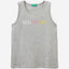 Tank top with glittery logo print