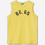 Tank top in 100% organic cotton with logo