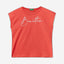 T-shirt with glitter print logo