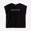 T-shirt with glitter print logo