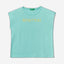 T-shirt with glitter print logo