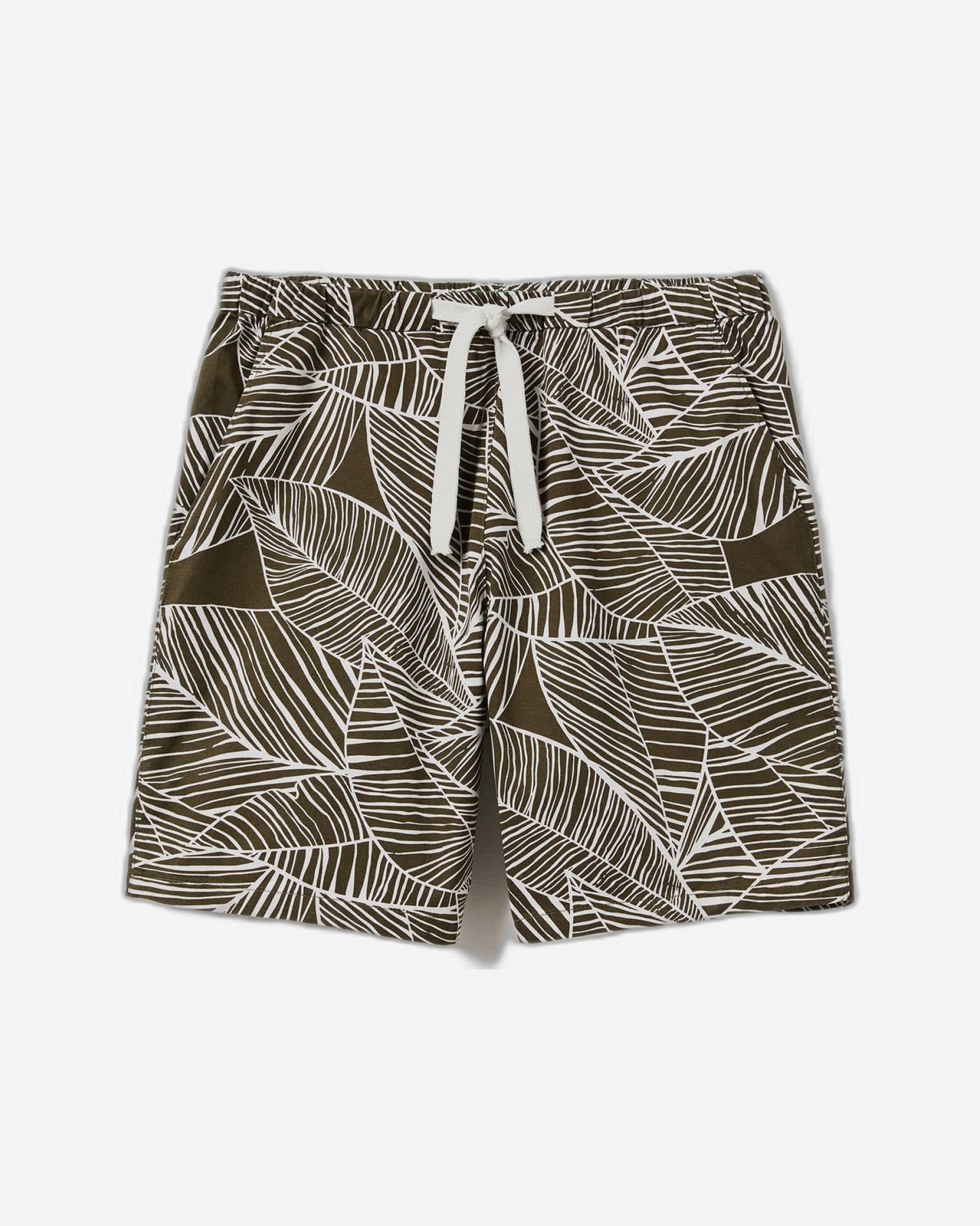 Bermudas with tropical print