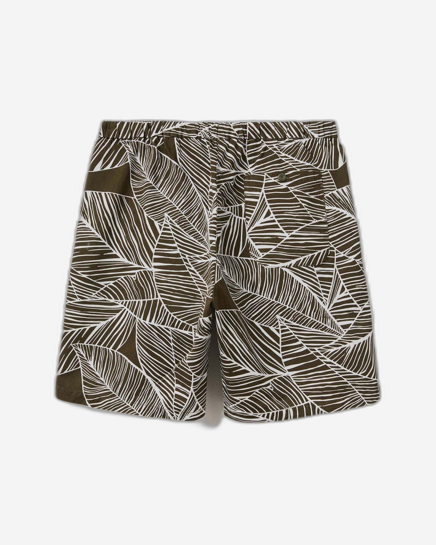 Bermudas with tropical print