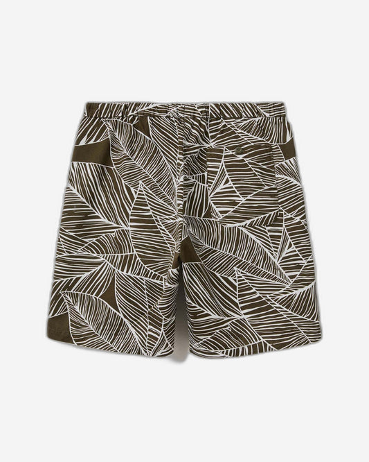 Bermudas with tropical print