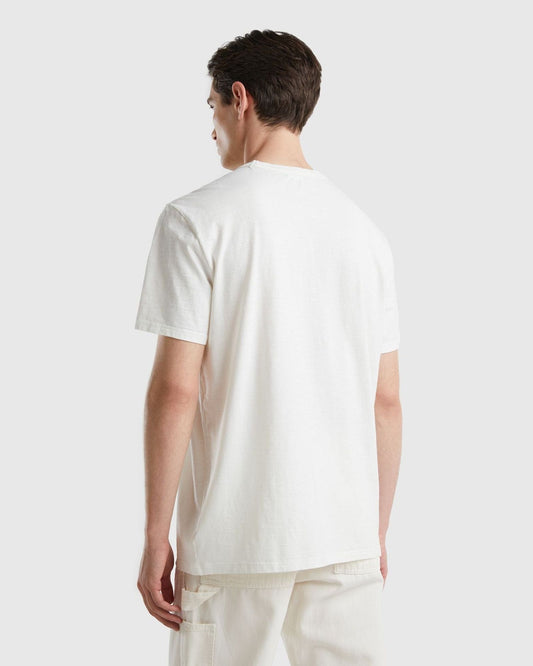 T-shirt with printed pocket