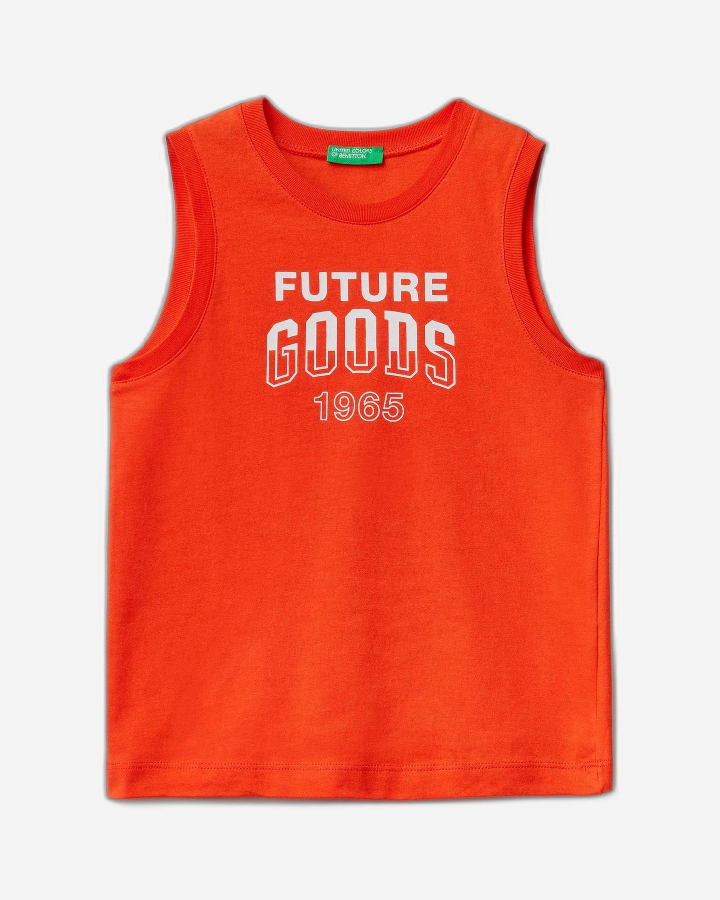 Tank top with text print