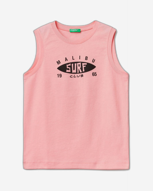 Tank top with text print