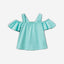 Short top with shoulder straps