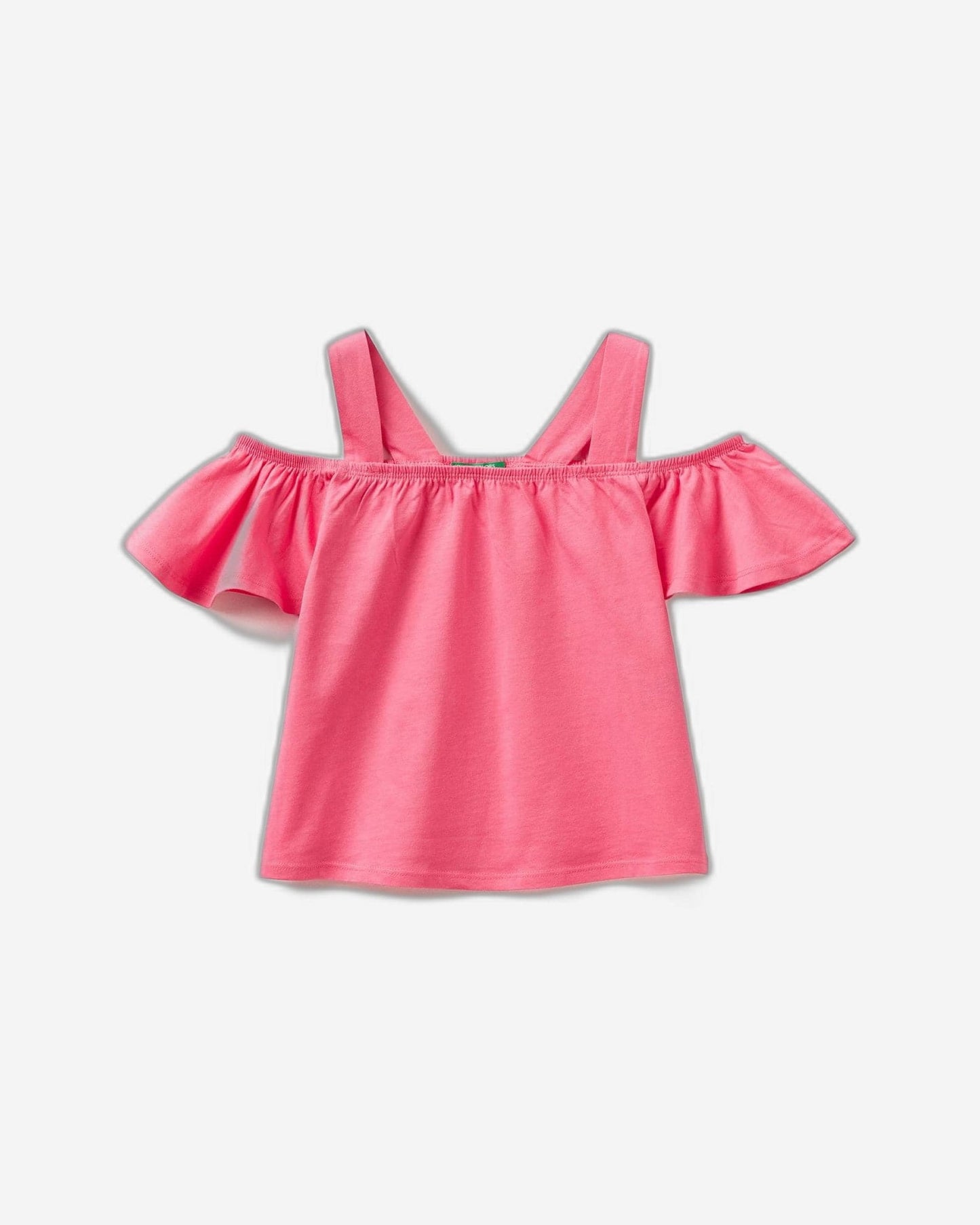 Short top with shoulder straps
