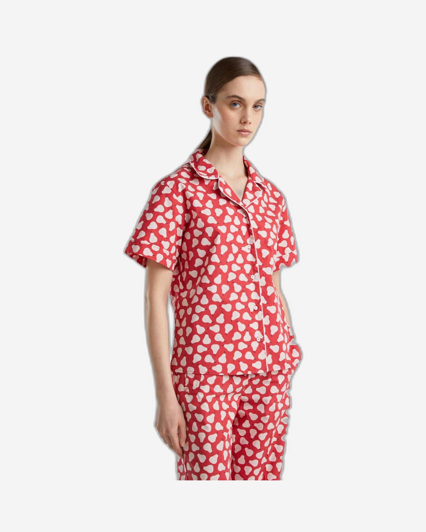 Shirt with fruit pattern