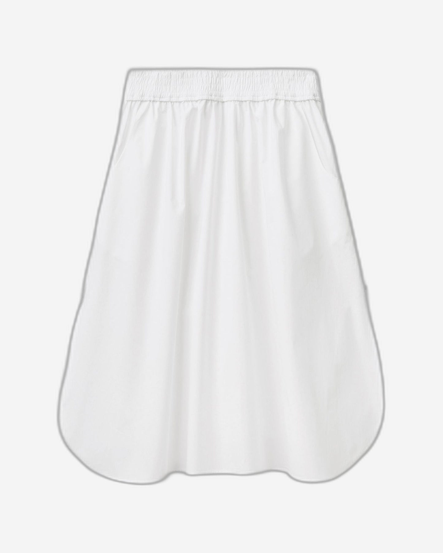 Midi skirt in 100% cotton