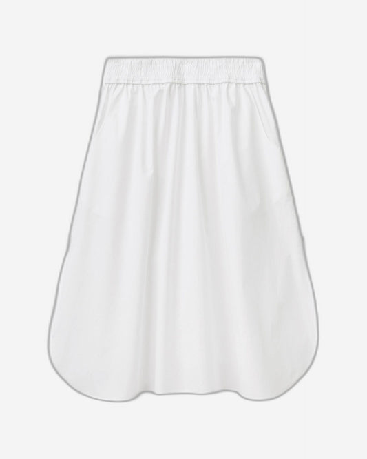 Midi skirt in 100% cotton