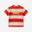 Striped t-shirt with print