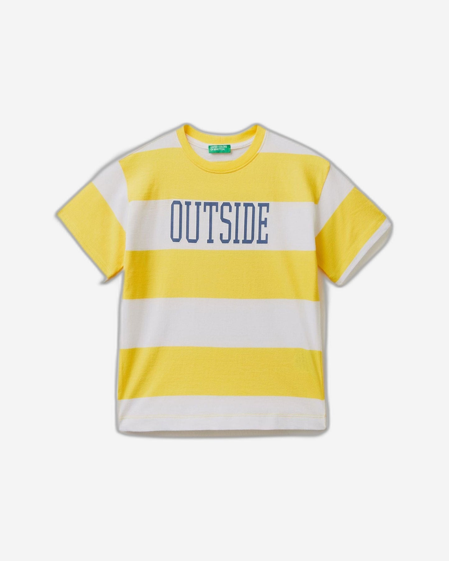 Striped t-shirt with print