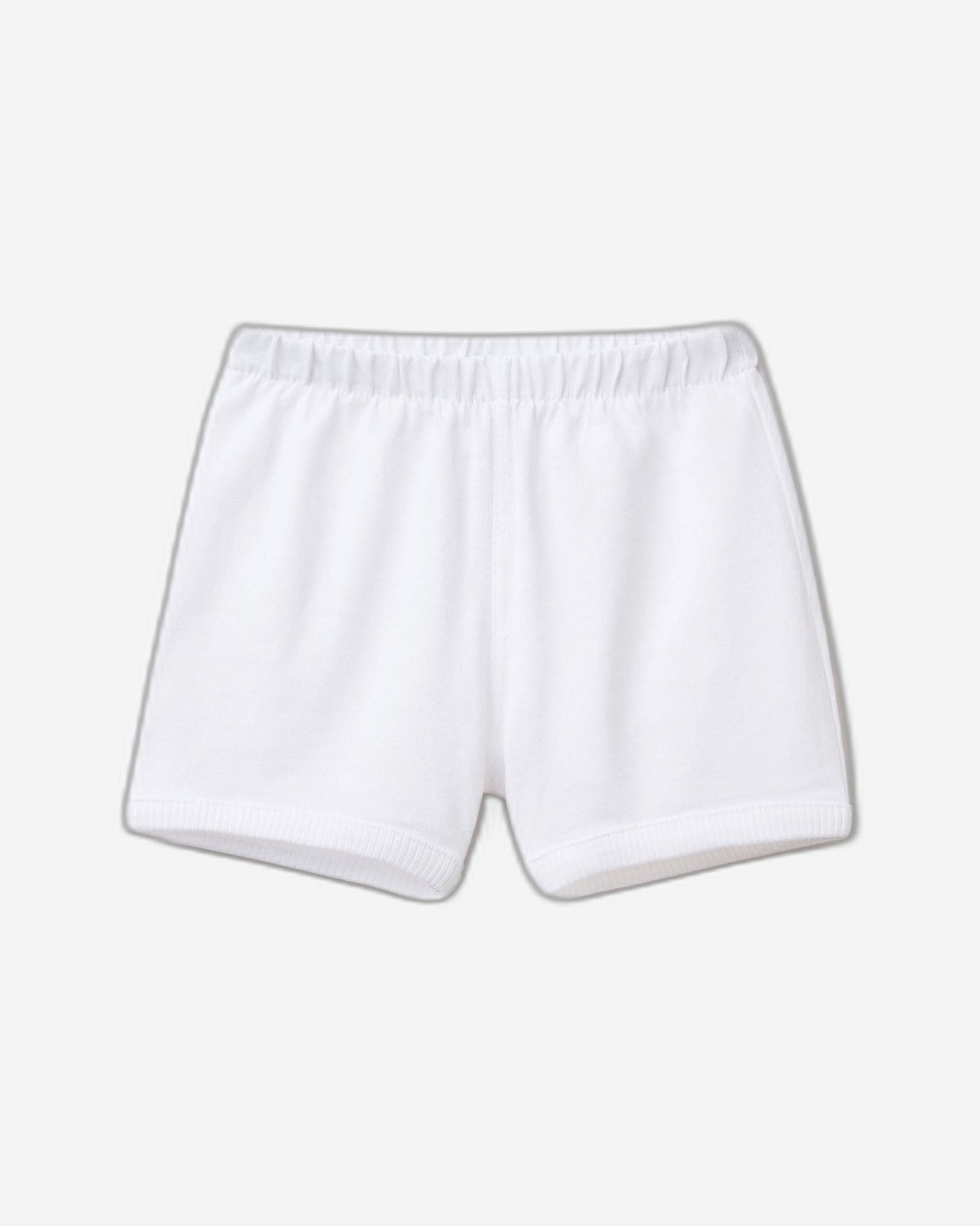 Shorts with patch on the back