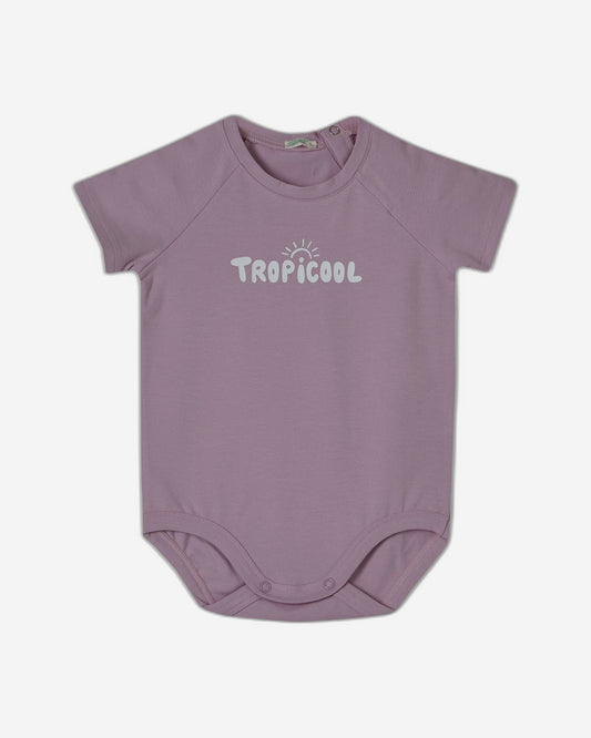 Stretch bodysuit with print