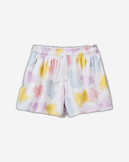 Tie-dye look bermudas