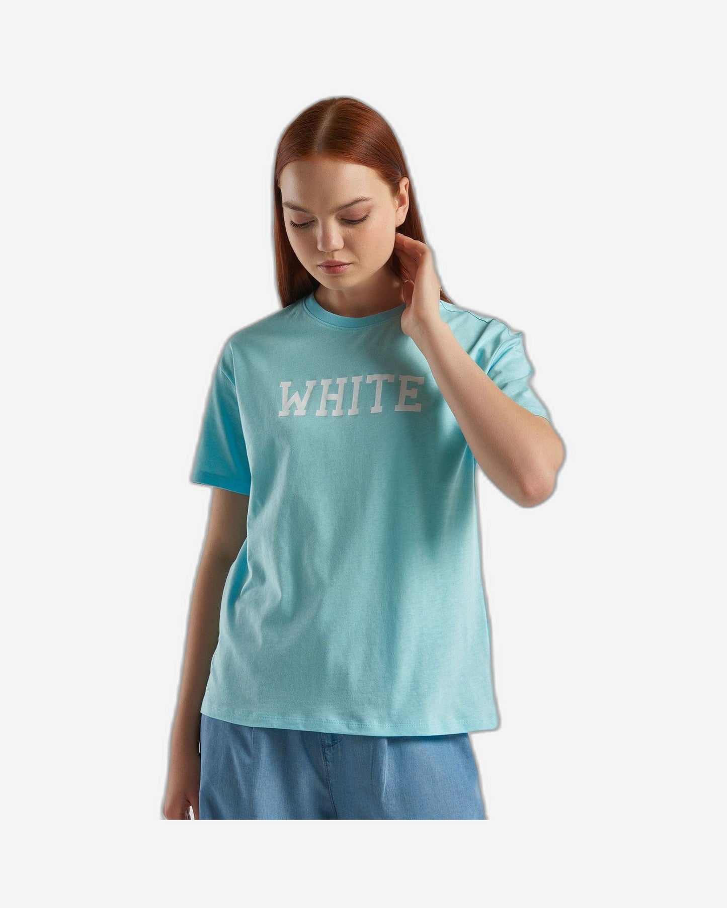 T-shirt with text print