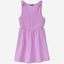 Ribbed dress with shoulder straps