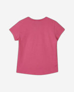 T-shirt in organic cotton with logo print