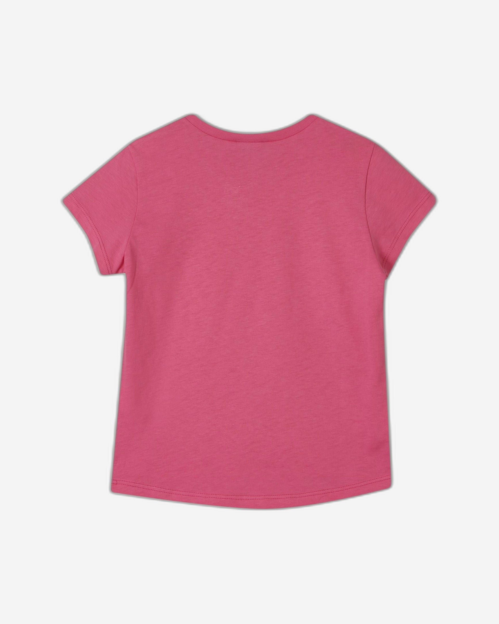 T-shirt in organic cotton with logo print