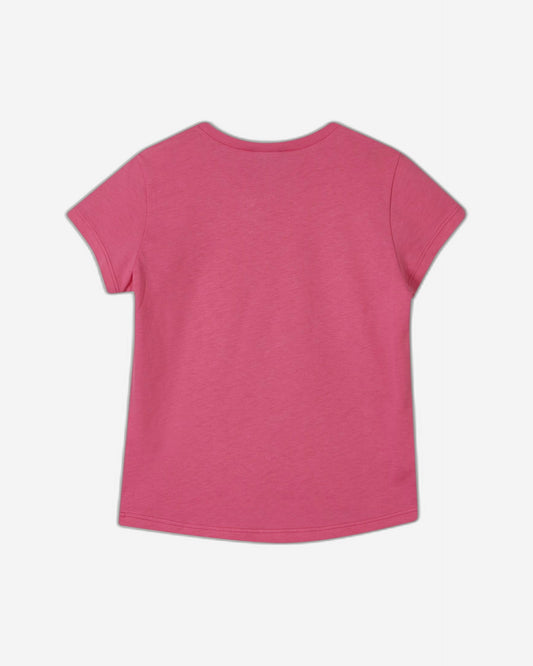 T-shirt in organic cotton with logo print