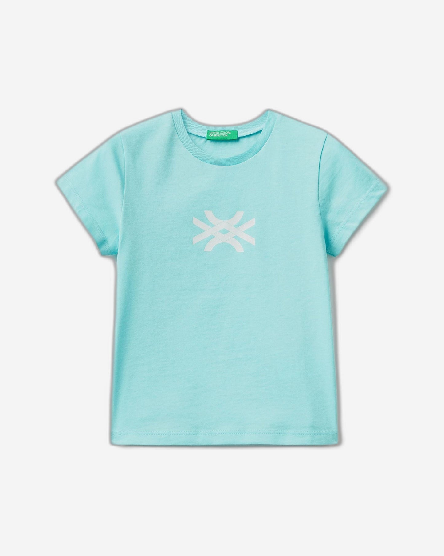 T-shirt in organic cotton with logo print