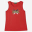 Tank top with glittery logo print