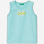 Tank top in 100% organic cotton with logo