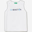 Tank top in 100% organic cotton with logo