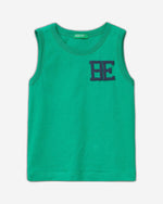 Tank top in 100% organic cotton with logo