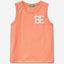 Tank top in 100% organic cotton with logo