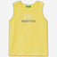 Tank top in 100% organic cotton with logo